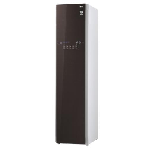 LG S3RFBN Steam Clothing Care System with TrueSteam®, Sanitary Cycle, Odor Reducer, Gentle Dry, SmartThinQ® Technology, Pants Crease Care, 3 Items and 1 Pant Capacity and AAFA Certified: Espresso