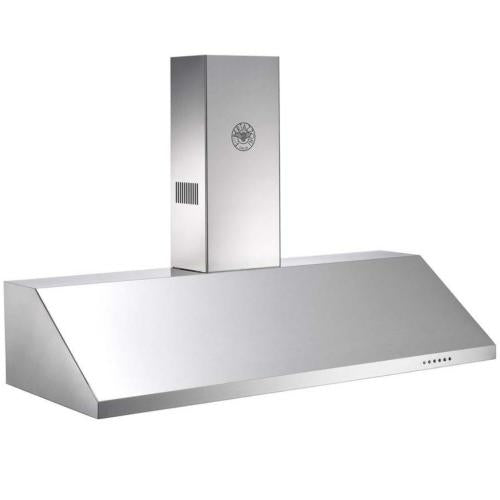 Bertazzoni K48PROX01 Master Series 48 Inch Wall Mount Canopy Range Hood with 600 CFM Internal Blower