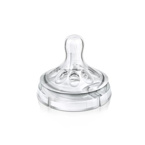 Avent SCF652/97 Avent Nipple Natural 2 Hole Slow Flow 1M+