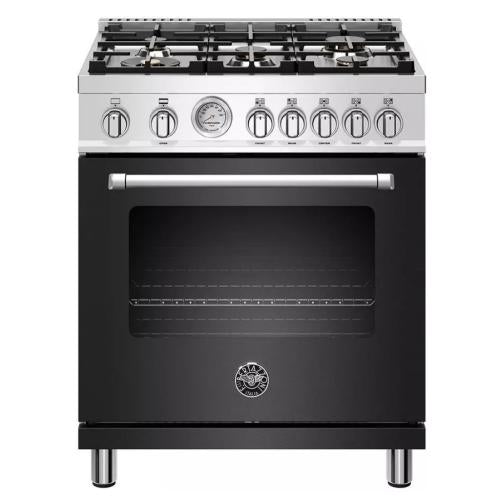 Bertazzoni MAST305GASNEE Master Series 30 Inch Gas Range with Aluminium 5 Burners