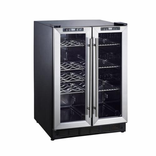 Magic Chef MCWBC24DST Dual Zone 23.4 In. Wine And Beverage Cooler