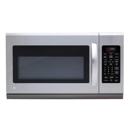 LG LMH2016ST 2.0 cu. ft. Over-the-Range Microwave Oven with 400 CFM Venting System, 1,100 Cooking Watts, Sensor Cooking, Melt/Soften and Slide-Out Vent: Stainless Steel