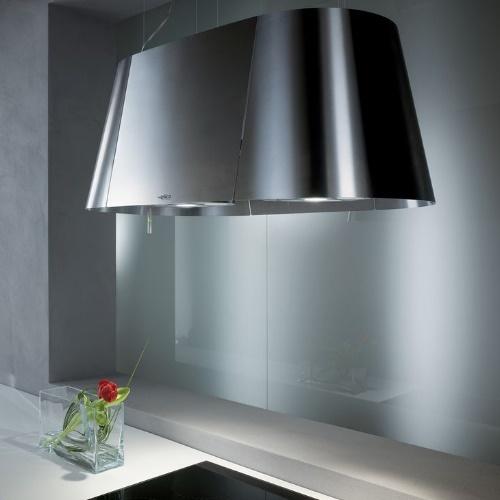 Elica ETW536SS 36 Inch Island Mount Range Hood with 550 CFM Internal Blower, 3 Blower Speeds