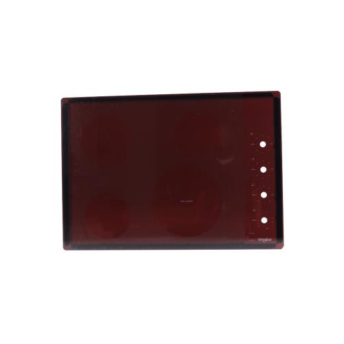 Whirlpool Cooktop Main Top Assembly (Black) - W11223301