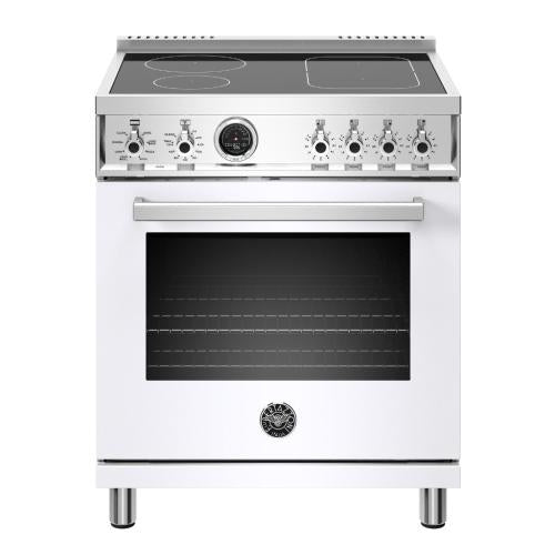 Bertazzoni PROF304INSBIT Professional Series 30 Inch Freestanding Induction Range with 4 Heating Zones