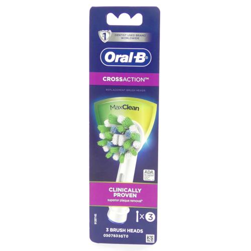 Oral-B Eb50-3 Cross Action Brush Refi - 80344367
