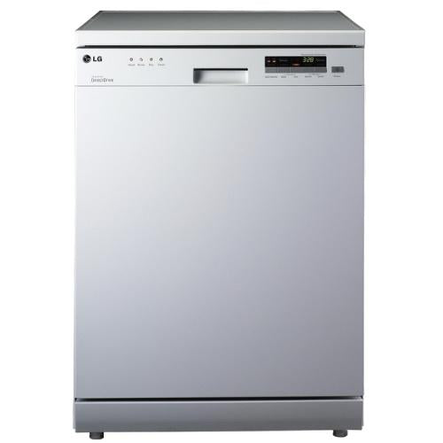 LG LDS5811WW Full Console Dishwasher with 6 Wash Cycles & Semi-Integrated Electronic Control Panel: White