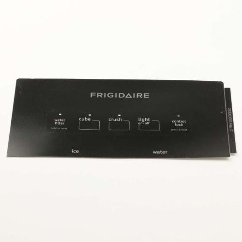 Electrolux Refrigerator Dispenser Membrane Switch (Black) - 242083003