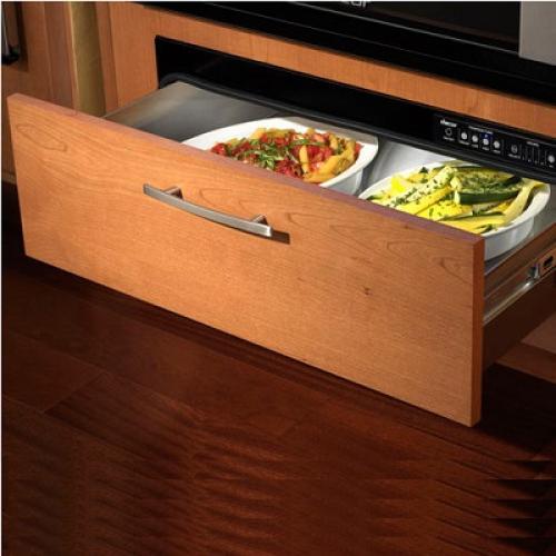 Dacor IWD24 24 Inch Panel Ready Warming Drawer with 500 Watt Heating Element, 4 Timer Settings Plus Infinite Mode and Blue LED Light Indicator: 24-Inches