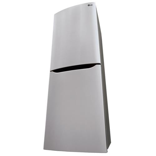 LG LBN10551PS 24 Inch Counter Depth Bottom-Freezer Refrigerator with SmartDiagnosis™, Spill Protector™ Glass Shelves, Digital Temperature Controls, Multi-Air Flow, 4 Freezer Drawers, 10.1 cu. ft. Capacity, LED Panels, Door Alarm and Pocket Handles