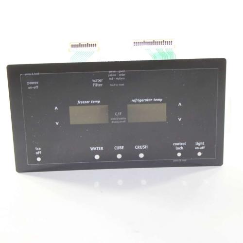 Electrolux Refrigerator Dispenser Control Membrane Switch - 242166901
