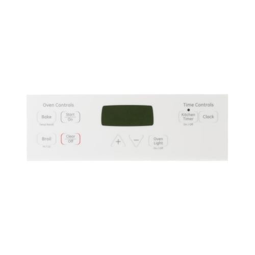 GE Range Oven Control Overlay - WB27K10256