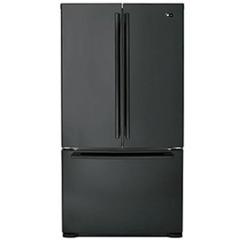 LG LFC25760SB 25 Cu. Ft. French Door Refrigerator with Glide N' Serve Drawer & Internal LED Touch Pad Digital Temperature Controls: Smooth Black