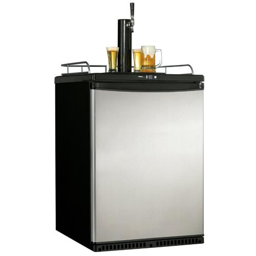 Danby DKC645BLS Designer Beer Keg Cooler 5.8-Cu.Ft. , Black/Stainless