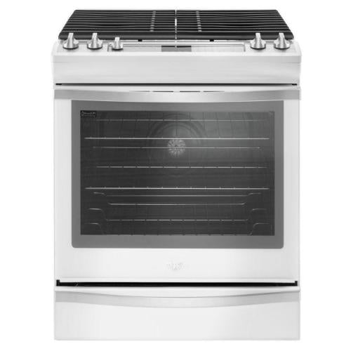 Whirlpool WEG745H0FH0 Gas Range Withcenter Oval Burner( White Ice)