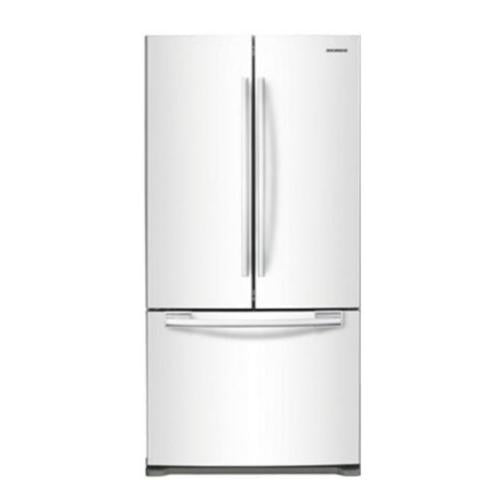 LG LFD22860SW 22.4 Cu. Ft. French Door Refrigerator with Slide-Out Freezer and External Water Dispenser: White