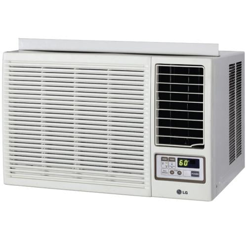 LG LW2415HR 23,000 BTU Room Air Conditioner with 11,600 BTU Electric Heat, 9.8 EER, 6.5 Pts/Hr Dehumidification, 1,420 sq. ft. Cooling Area, Remote Control and 230/208 Volts