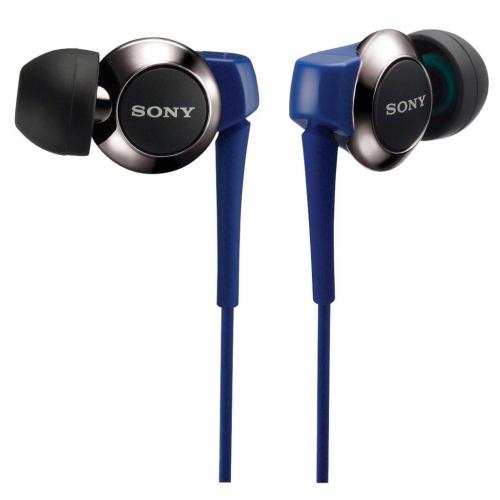 Sony MDREX210B/BLU Stereo Headphones