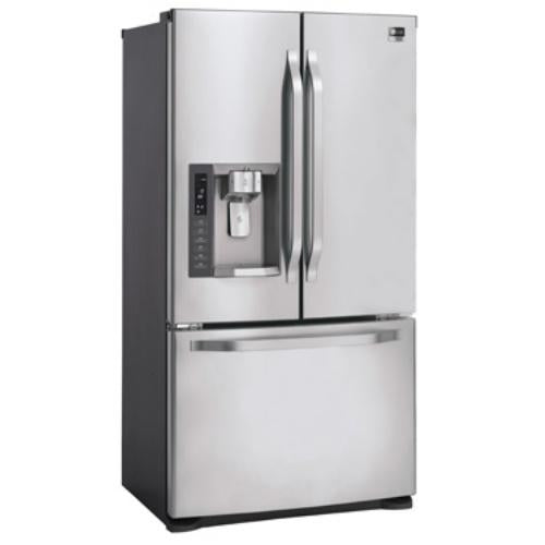 LG LSFS213ST 20.5 cu. ft. Counter-Depth French Door Refrigerator with 4 Spill Protector Glass Shelves, 4 Compartment Crisper System, External Ice/Water Dispenser and 2 Year Warranty