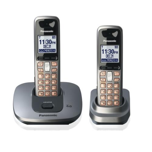 Panasonic KXTG6412M Dect 6.O Exp Cdl W/2
