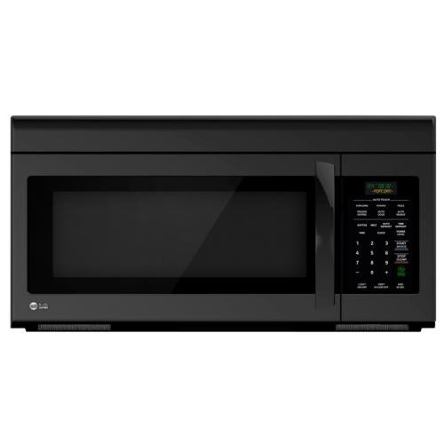LG LMV1683SB 1.6 cu. ft. Over-the-Range Microwave Oven with Auto Defrost, Energy Saver, IntuiTouch Controls, Rapid Defrost, Child Lock, 10 Power Levels, 1000 Cooking Watts and 300 CFM: Smooth Black