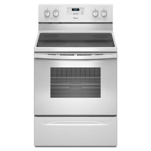 Whirlpool WFE320M0AW0 30- Inch Electric Self Clean Range White