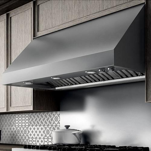 Elica ECL630S2 30 Inch Wall Mount Canopy Hood with 600 CFM Internal Blower, 4 Blower Speeds