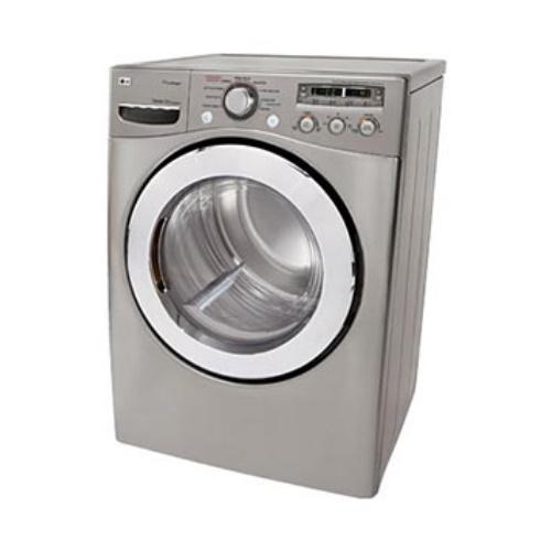 LG DLGX2502V 27 Inch Gas Dryer with 7.3 cu. ft. Capacity, 9 Drying Programs, 9 Program Options, SensorDry Option, LED Display and Electronic Controls: Graphite Steel