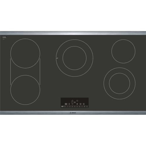 Bosch NET8668SUC/01 800 Series Electric Cooktop 36'' Black, Surface Mount Without Frame