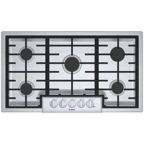 Bosch NGM8656UC/01 800 Series Gas Cooktop 36'' Stainless Steel