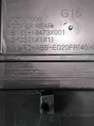 Samsung Assembly Cover P-Rear;75Utu700 - BN96-50808A